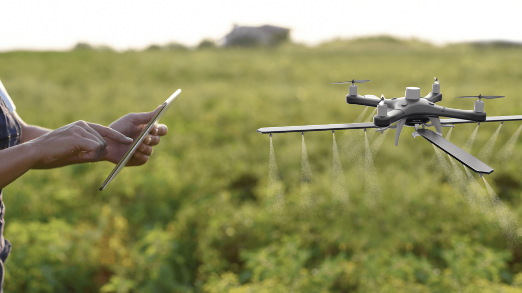 Drohnen sind eine Anwendung von Smart Farming